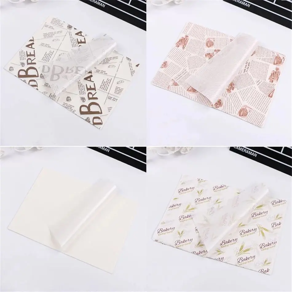 Customized Logo Sandwich Food Grade Wrapping Paper