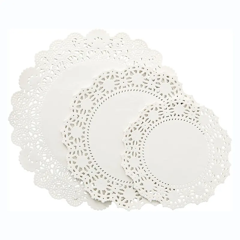 OEM Round Lace Paper Doilies