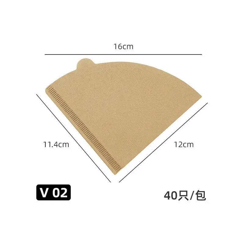 OEM V60 咖啡濾紙，多種尺寸