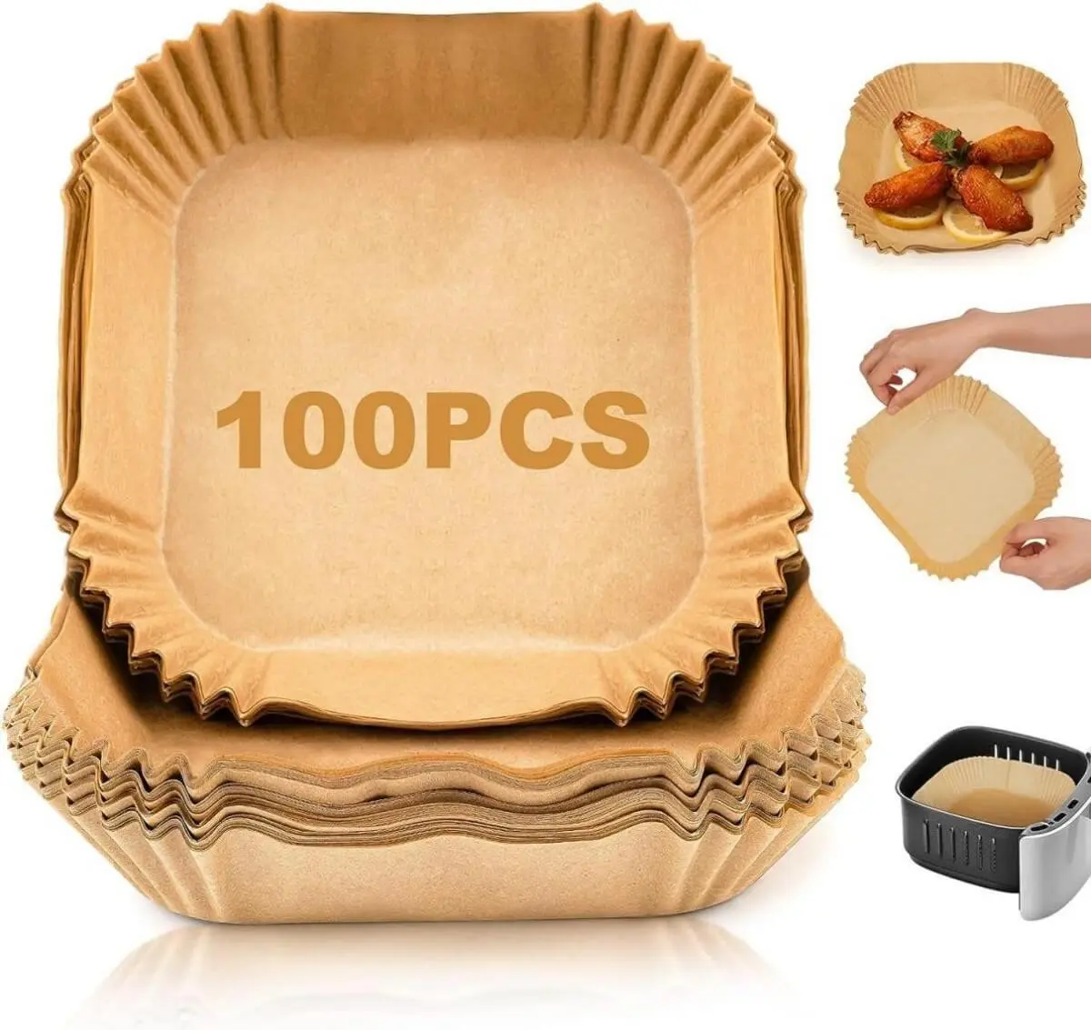 Caution with Unbranded Air Fryer Paper: Risks of "Three-No" Products