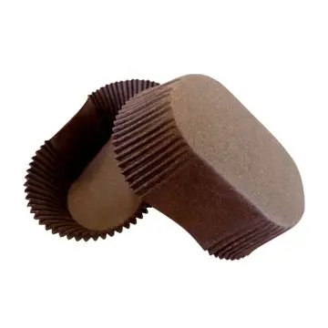 Oval or other shaped cupcake paper