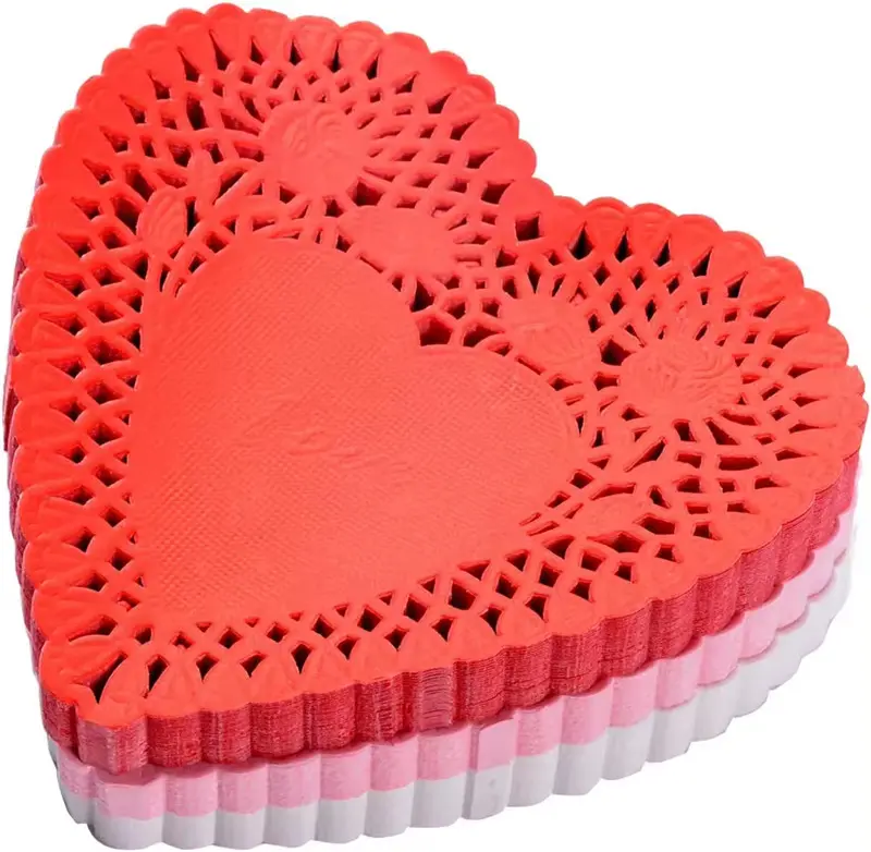 Manufacturer Heart Lace Paper Doilies