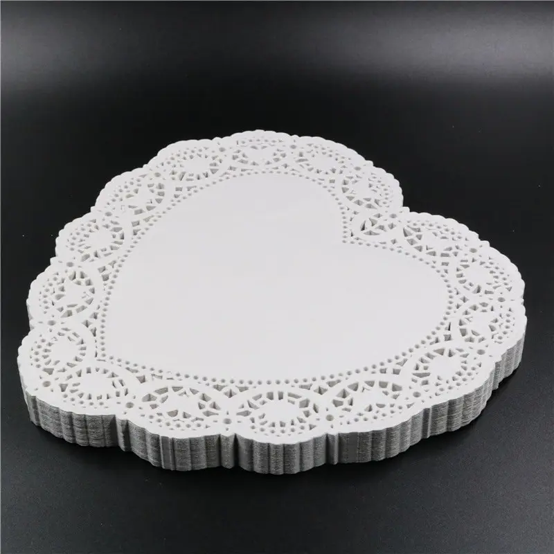 Manufacturer Heart Lace Paper Doilies