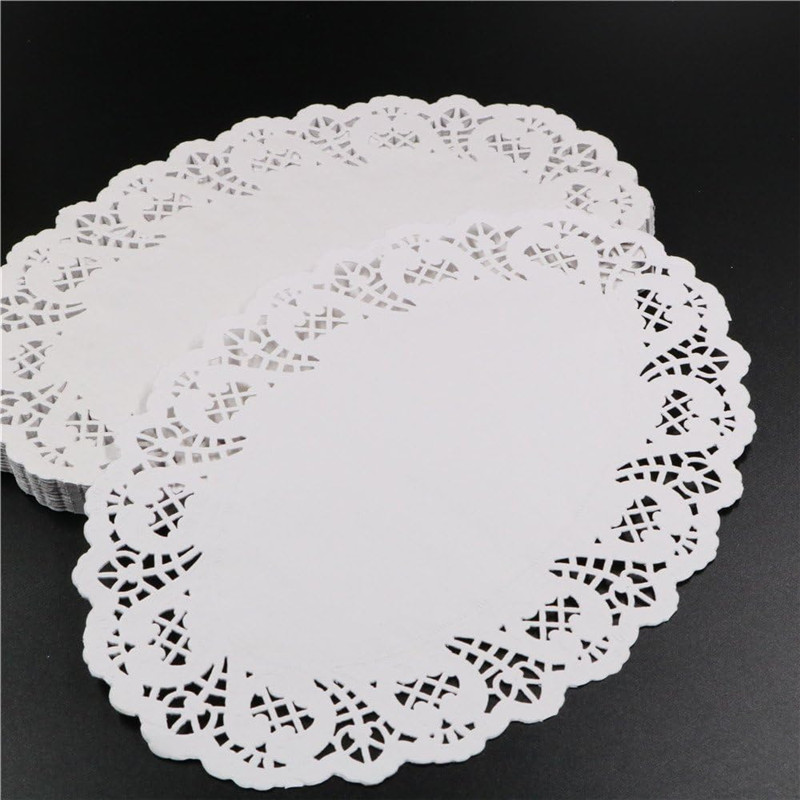 Maker Egg Elliptic Lace Paper Doilies